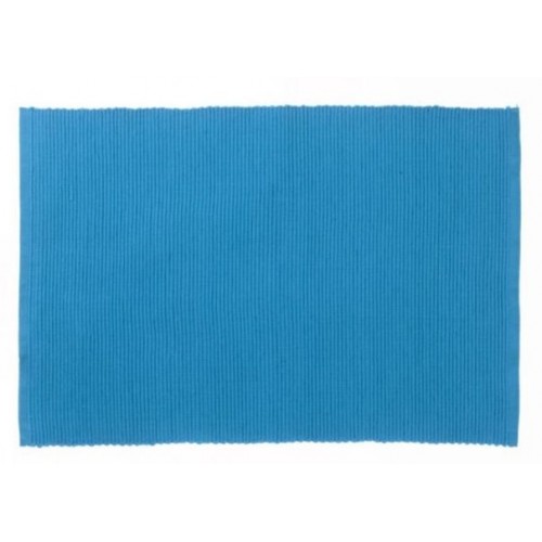 KELA Bawełniana podkładka pod nakrycie PUR 48 x 33 cm, niebieska KL-77761