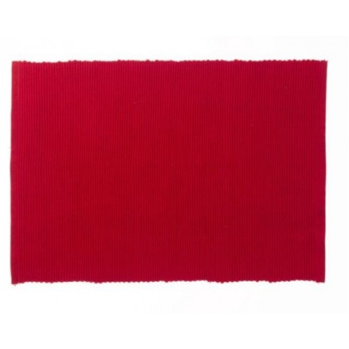 KELA Bawełniana podkładka pod nakrycie PUR 48 x 33 cm, czerwona KL-77765