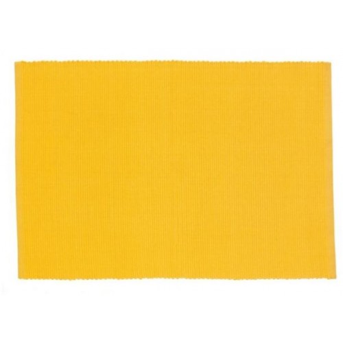 KELA Bawełniana podkładka pod nakrycie PUR 48 x 33 cm, żółta KL-77793