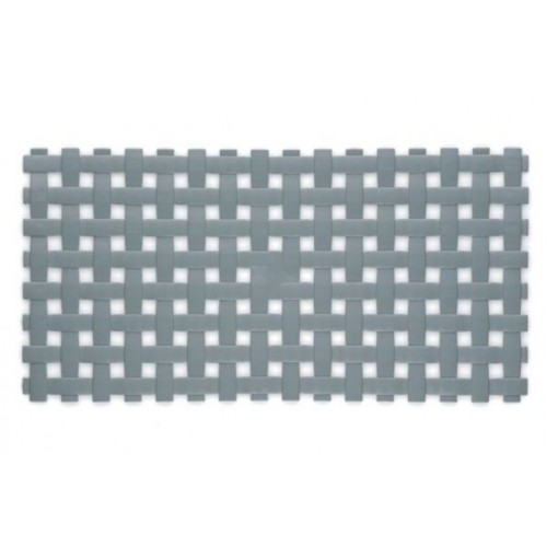 KELA Mata antyposlizgowa pod prysznic 36x72cm SAMOS, PVC szara KL-21228