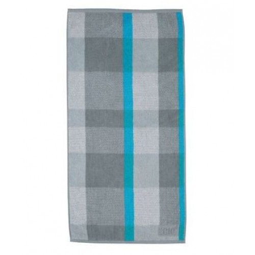 KELA Bawełniany ręcznik LADESSA 50 x 100 cm szary/turkusowy KL-22042 KELA Bawełniany ręcznik LADESSA 50 x 100 cm szary/turkusowy KL-22042