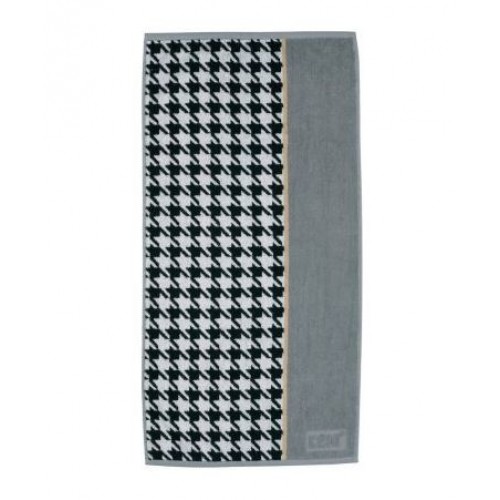 KELA Bawełniany ręcznik LADESSA 50 x 100 cm szary/biały/czarny/beżowy KL-22071