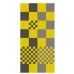 KELA Bawełniany ręcznik LADESSA 70 x 140 cm żółty/szary KL-22184