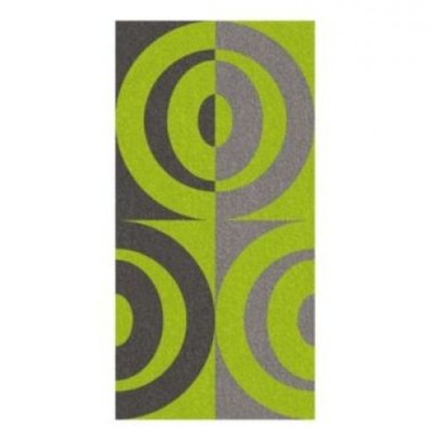 KELA Bawełniany ręcznik LADESSA 70 x 140 cm szary/zielony KL-22188