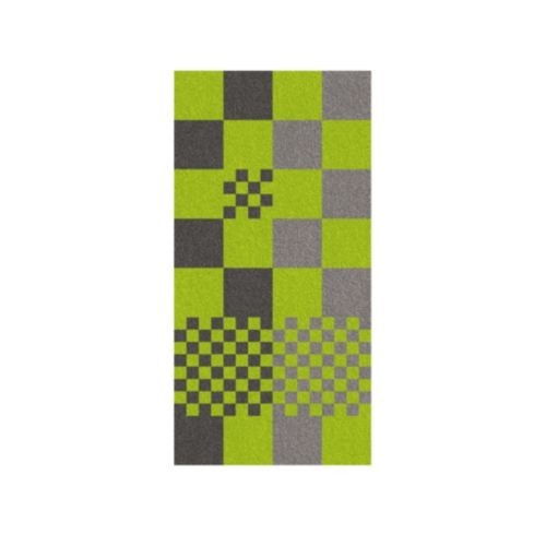 KELA Bawełniany ręcznik LADESSA 70 x 140 cm szary/zielony KL-22190