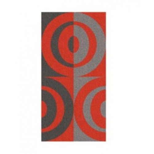 KELA Bawełniany ręcznik LADESSA 70 x 140 cm czerwony/szary KL-2220