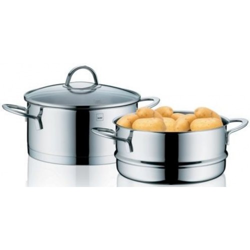 KELA Dwuczęściowy parownik ze stali nierdzewnej CAILIN 20 cm KL-10994