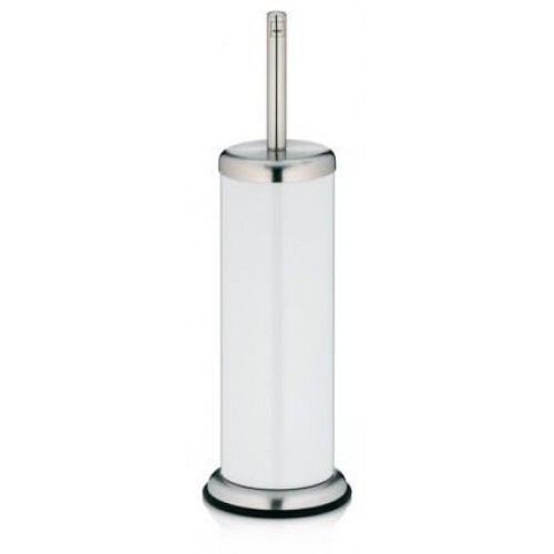 KELA Szczotka toaletowa do WC LUAN stal nierdzewna/białą KL-21607