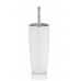 KELA Szczotka toaletowa do WC w ceramicznym stojaku LIMA biała KL-21752