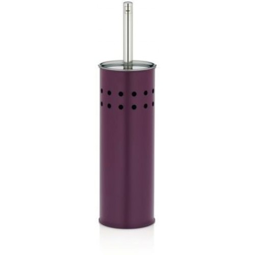 KELA Szczotka toaletowa do WC w stalowym stojaku BERRY ciemny fioletowy KL-22528