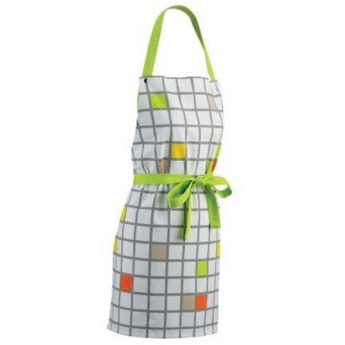 KELA Kolorowy fartuch kuchenny z regulowanym zapięciem MADLENE 74x67 cm KL-11322 KELA Kolorowy fartuch kuchenny z regulowanym zapięciem MADLENE 74x67 cm KL-11322