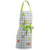 KELA Kolorowy fartuch kuchenny z regulowanym zapięciem MADLENE 74x67 cm KL-11322