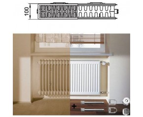 Kermi Therm X2 Profil-K Grzejnik modernizacyjny 22 554 / 1000 FK022D510