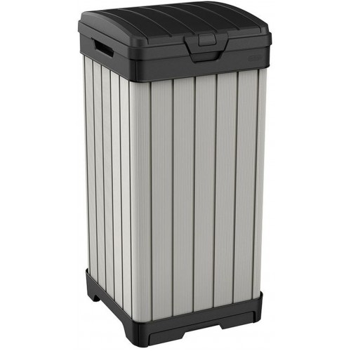 KETER BALTIMORE 125L Pojemnik na śmieci, 41 x 41 x 87,4 cm, szary 17206192