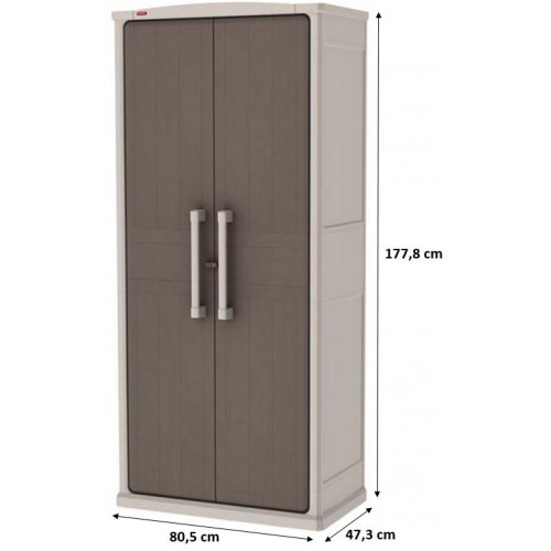 KETER OPTIMA OUTDOOR TALL Szafka do przechowywania, 80,5 x 47,3 x 177,8 cm 17200531