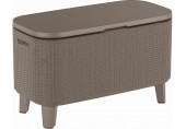 KETER BEVY BAR Barek ogrodowy, 83,5 x 40 x 50-74 cm, rattan cappuccino 17209510