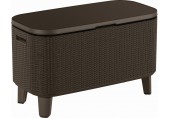 KETER BEVY BAR Barek ogrodowy, 83,5 x 40 x 50-74 cm, rattan brązowy 17209510