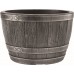 STEWART BLENHEIM HALF BARREL 22L Donica, 40 x 27 cm, pewter 17207568