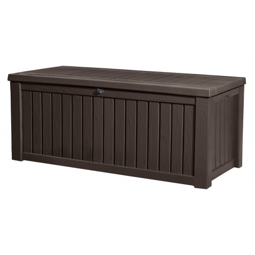 KETER Skrzynia ogrodowa Rockwood brown, 570L, 211343