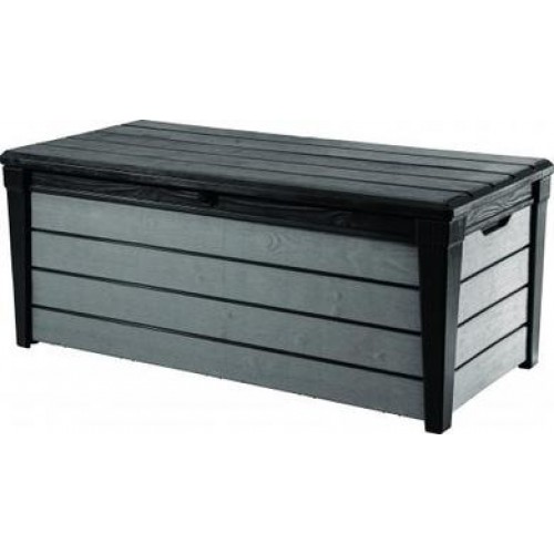 WYPRZEDAŻ KETER Skrzynia ogrodowa BRUSHWOOD Storage box, 455 l, antracyt/szary R__17202631