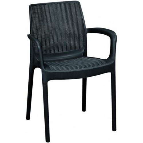 WYPRZEDAŻ KETER krzesło ogrodowe BALI antracyt R__206056