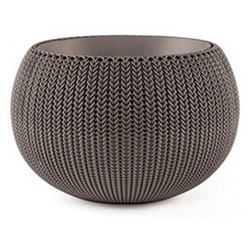 KETER COZIES Z doniczką 28 x 28 x 18 cm, brąz 17205457 KETER COZIES Z doniczką 28 x 28 x 18 cm, brąz 17205457