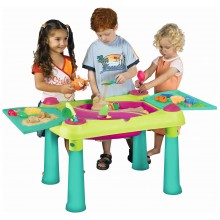 KETER CREATIVE FUN TABLE Stolik plastikowy, zielony/fioletowy 17184058
