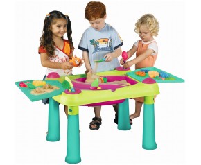 KETER CREATIVE FUN TABLE Wielofunkcyjny stolik, jasnozielony/fioletowy 17184058