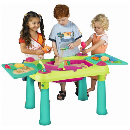 KETER CREATIVE FUN TABLE Wielofunkcyjny stolik, jasnozielony/fioletowy 17184058