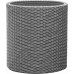 KETER MEDIUM CYLINDER Doniczka, 36 x 36 x 37,3 cm, rattan, srebrny szary 17197835