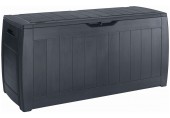KETER HOLLYWOOD 270L Skrzynia ogrodowa 117,5 x 45 x 57,3 cm, grafitowy 17191974