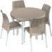 KETER Zestaw mebli JERSEY cappuccino 17200848