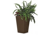 KETER RATTAN PLANTER S 23,6L Mała doniczka rattanowa, 28,5 x 43,5 cm, brązowa 17192300