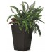 KETER RATTAN PLANTER S 23,6L Mała doniczka rattanowa, 28,5 x 43,5 cm, antracyt 17192300