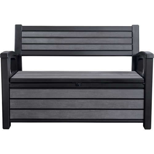 KETER HUDSON STORAGE BENCH 227L Ławka ogrodowa ze schowkiem, grafit 17204490