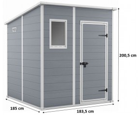 KETER MANOR PENT 6 x 6 Domek ogrodowy, 183,5 x 185 x 200,5 cm 17208243