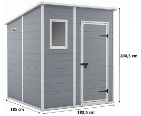 KETER MANOR PENT 6 x 6 Domek ogrodowy, 183,5 x 185 x 200,5 cm 17208243