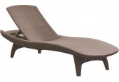 KETER PACIFIC Leżak ogrodowy, 197 x 75 x 41 cm, cappuccino 17195066