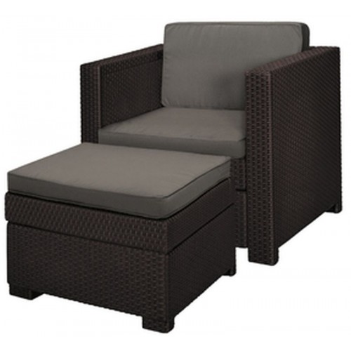 KETER PROVENCE CHILLOUT Zestaw ogrodowy, brązowy/beżowy 17205923