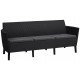 KETER SALEMO 3 Sofa, 187 x 67 x 76 cm, grafit/jasny szary 17209039