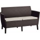 KETER SALEMO 2 Sofa, 133 x 67 x 76 cm, brązowy/bežowy 17209038