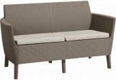 KETER SALEMO 2 Sofa, 133 x 67 x 76 cm, cappuccino/beżowy 17209038