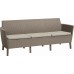 KETER SALEMO 3 Sofa, 187 x 67 x 76 cm, cappuccino/bežowy 17209039