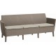 KETER SALEMO 3 Sofa, 187 x 67 x 76 cm, cappuccino/bežowy 17209039