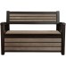 KETER HUDSON STORAGE BENCH 227L Ławka ogrodowa ze schowkiem, brązowa 17204490