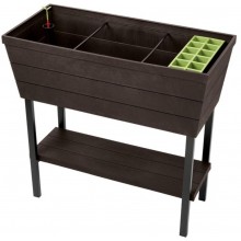 KETER URBAN BLOOMER 48L Donica z systemem nawadniania, 82 x 37,3 x 78 cm, brązowa 17202940