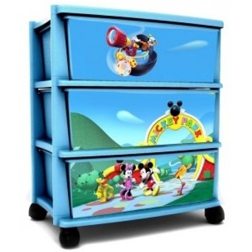 KETER Szafka z trzema szufladami Mickey Mouse 17187116M KETER Szafka z trzema szufladami Mickey Mouse 17187116M