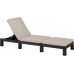 KETER DAYTONA DELUXE Leżak ogrodowy, 195 x 65 x 25,5 cm, brązowy 17211632