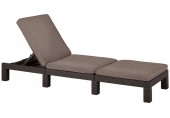 KETER DAYTONA DELUXE Leżak ogrodowy, 195 x 65 x 25,5 cm, brązowy 17211632
