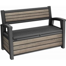KETER DECO GARDEN BENCH 227L Ławka ogrodowa, 133 x 61 x 89 cm, ashwood 17213853
